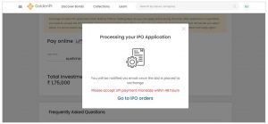Pay via UPI - NCD IPO Investment