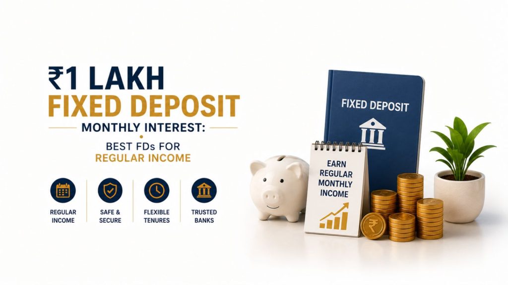 1 Lakh Fixed Deposit Monthly Interest Rate
