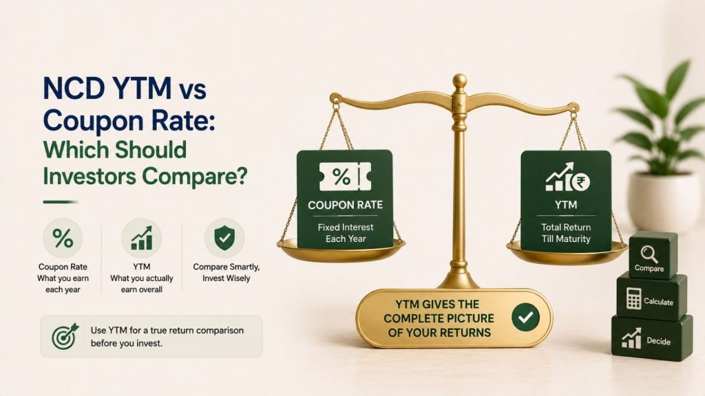 NCD YTM vs Coupon Rate