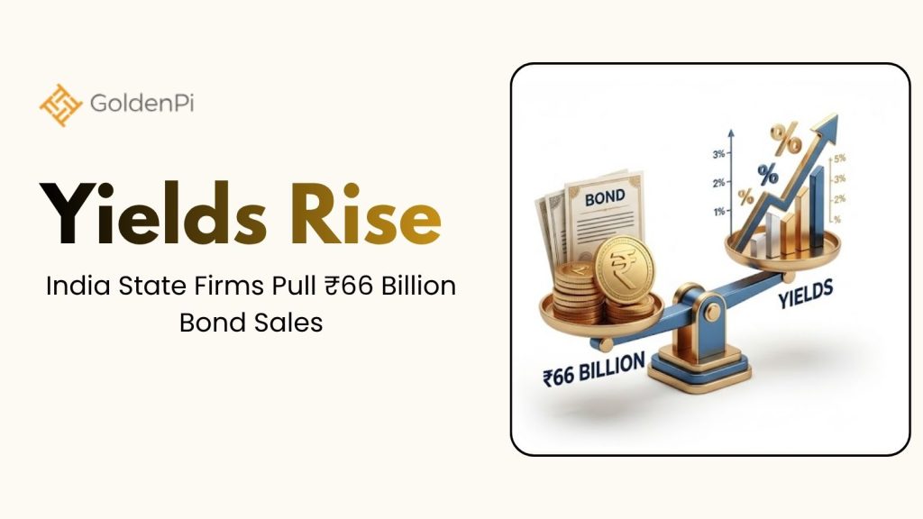 India State Firms Pull ₹66 Billion Bond Sales as Yields Rise